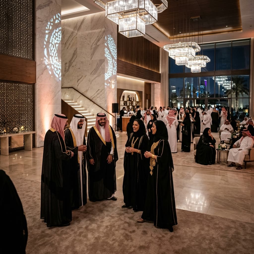 Luxurious Saudi cultural event