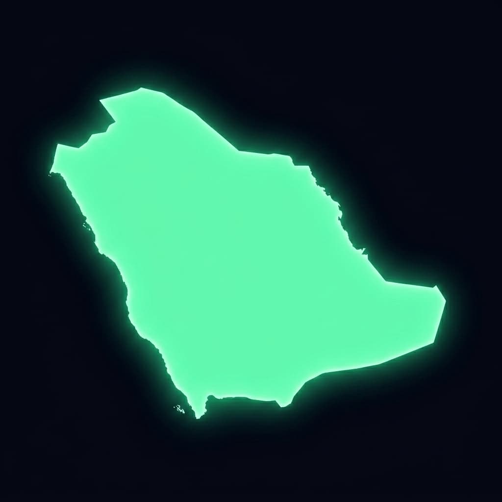 Map of Saudi Arabia